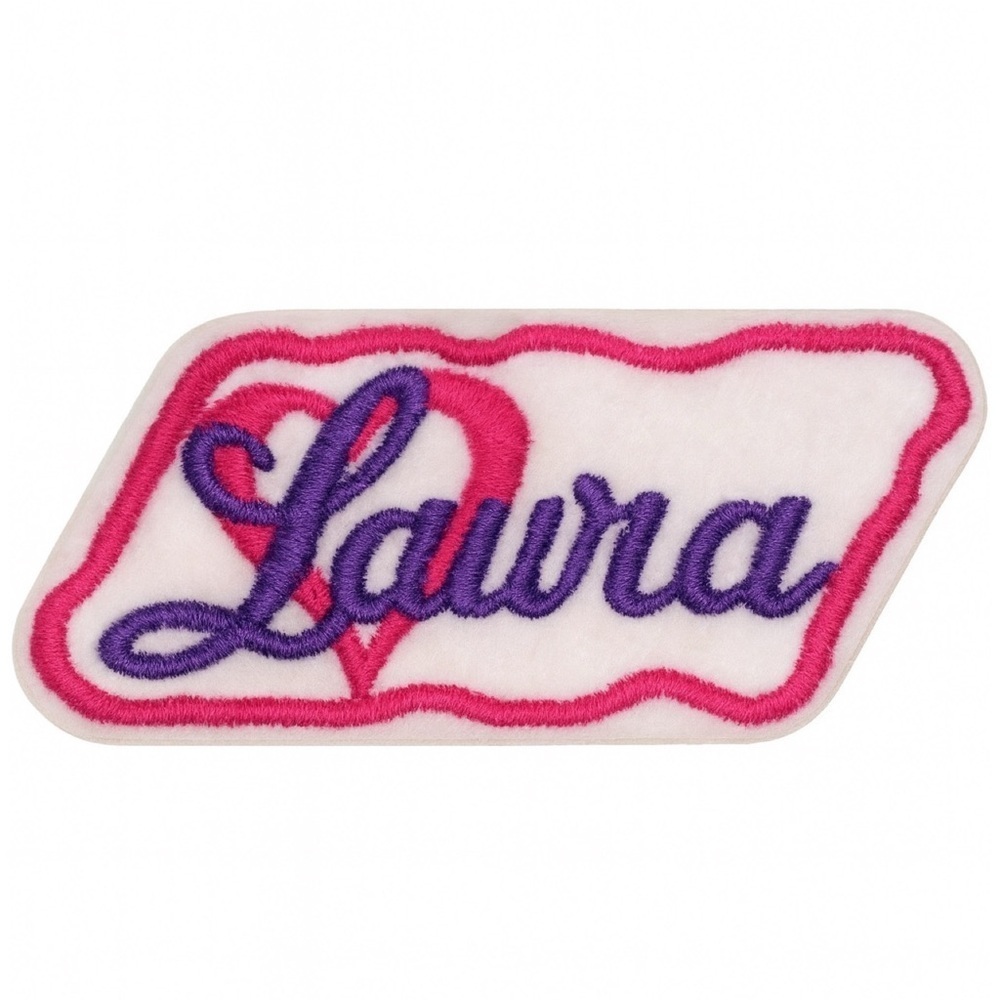Embroidered Laura Appliqué Patch